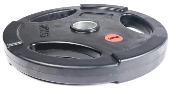 Nordic Fighter Jern / Gummi Vægtskiver Håndtag 10kg / 50mm (1 stk)